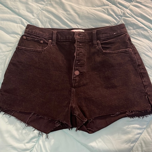 Abercrombie & Fitch Pants - Black Abercrombie High Rise Mom Short Curve NWOT